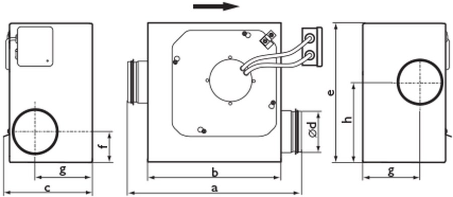 Низкопрофильные канальные вентиляторы Ostberg LPKB Silent