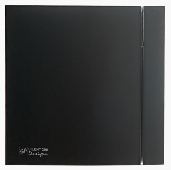 Накладной вентилятор Soler Palau SILENT-200 CZ MATT BLACK DESIGN 4C