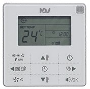 Настенный двухтрубный фанкойл MDV MDKG-V400C