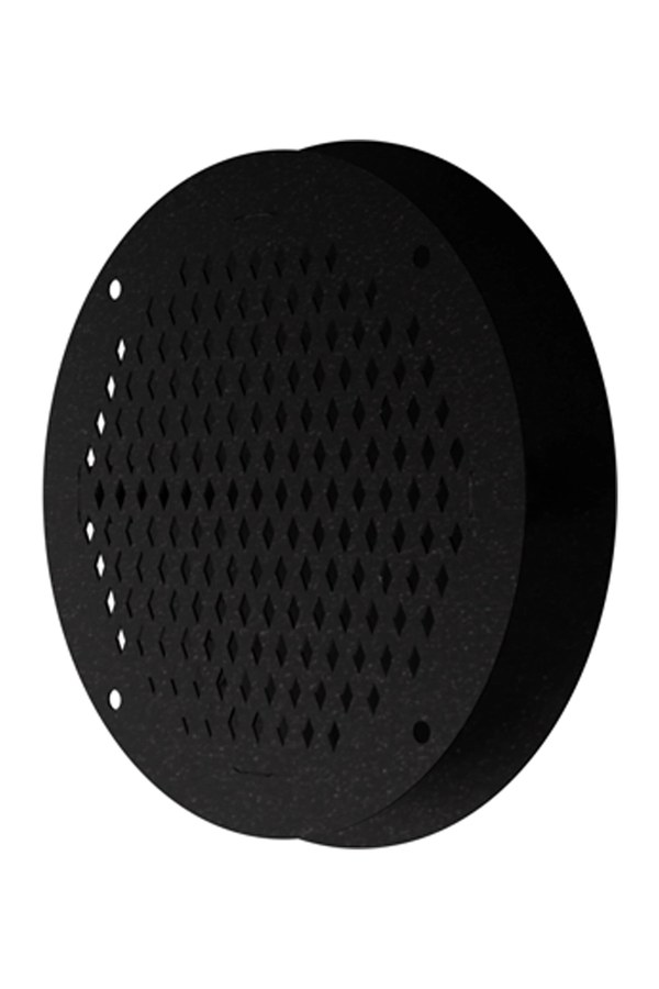 Решетка вентиляционная RVM сетка разъемная на магнитах D170 окрашенная сталь черный ERA