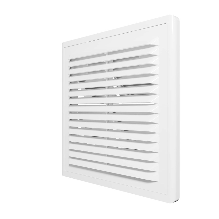 Решетка вентиляционная RBV обратный клапан разъемная 150х150 пластик ERA