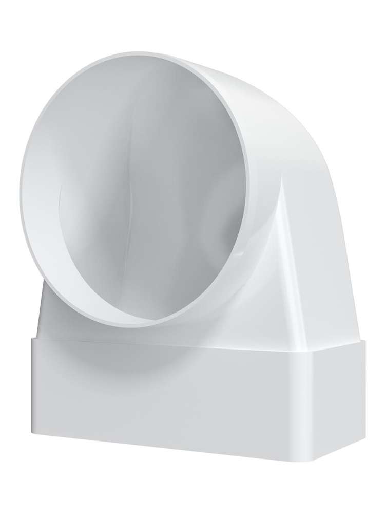 Переходник СККП D100 90° 60х120 пластик ERA