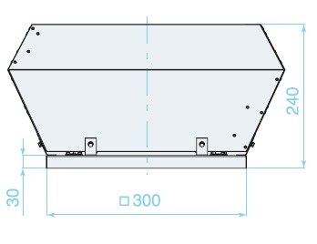 Крышные вентиляторы СВОК SVKR-300/400/560