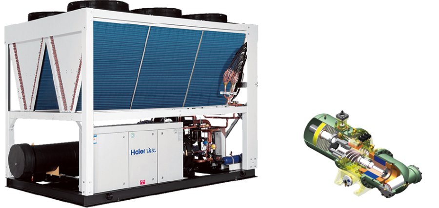 Винтовой чиллер Haier CI1050PANF с воздушным охлаждением