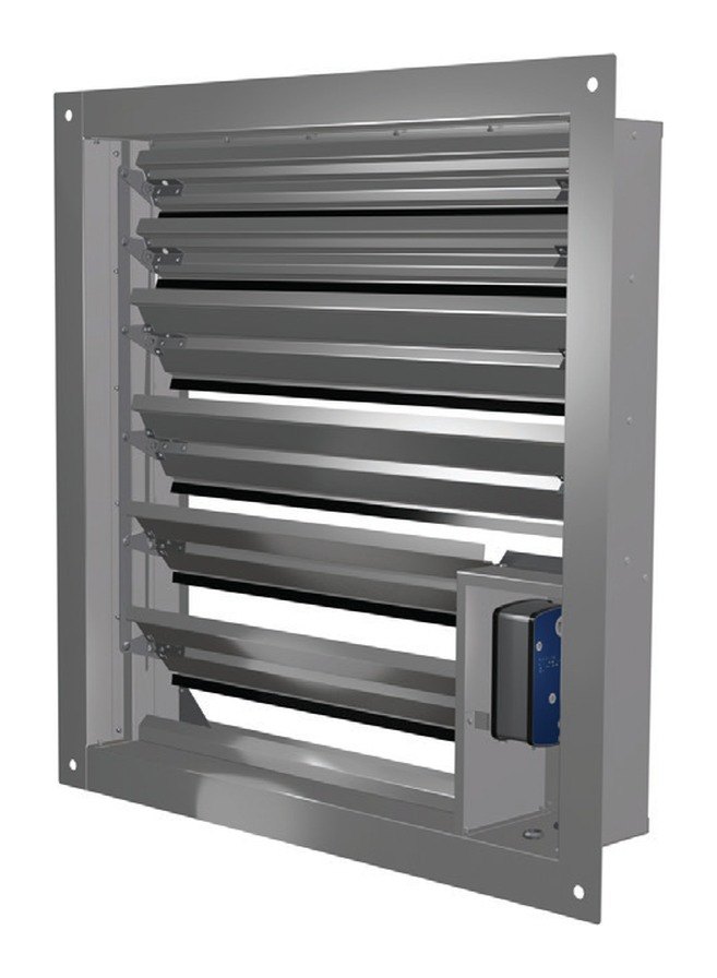 Клапан дымоудаления ДМУ-МС 850×500 многостворчатый Клапан дымоудаления ДМУ-МС 850×500 многостворчатый